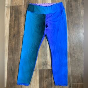 Vibrant Blue and Purple Women's Leggings
